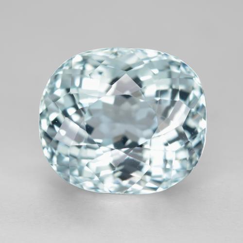 Aguamarina azul natural de 6,63 ct, corte óvalo, VVS