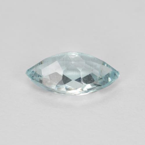 Aguamarina Azul Cielo natural de 0.73 ct, Marquesa, VS