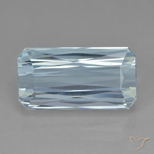 10.05ct Natural Azul claro Aguamarina, corte esmeralda, VVS