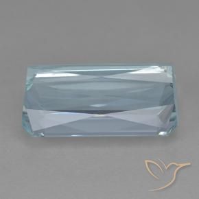Aguamarina Azul claro natural de 10.05 ct, Corte Octágono / Esmeralda, VVS