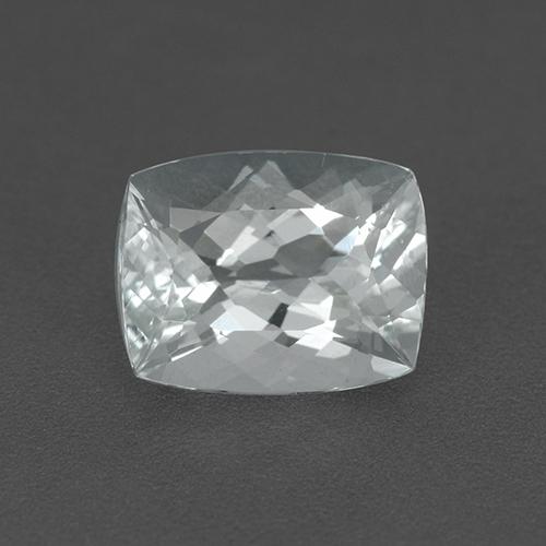 Aguamarina Blanco azulado natural de 2.38 ct, Corte Cojín, VVS-VS
