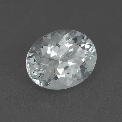 Aguamarina Azul Cielo natural de 2.83 ct, Corte Óvalo, VVS