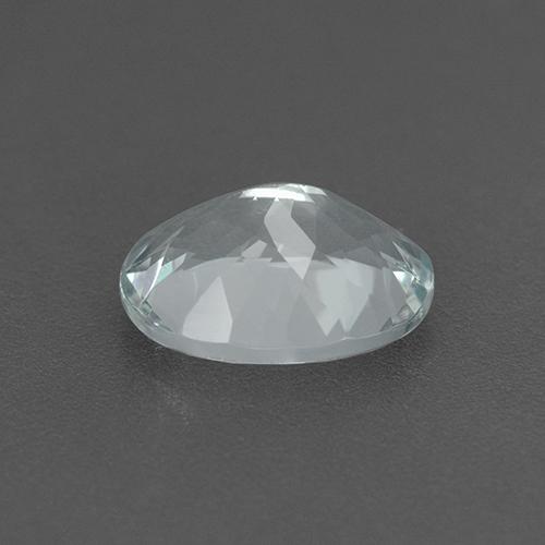 Aguamarina Blanco azulado natural de 2.28 ct, Corte Óvalo, VVS