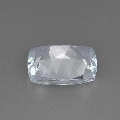 Aguamarina Blanco azulado natural de 1.78 ct, Corte Cojín, VVS