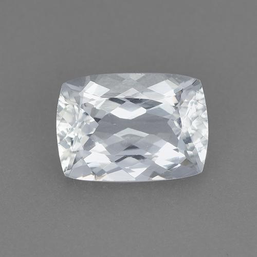 Aguamarina Blanco azulado natural de 1.45 ct, Corte Cojín, VVS-VS