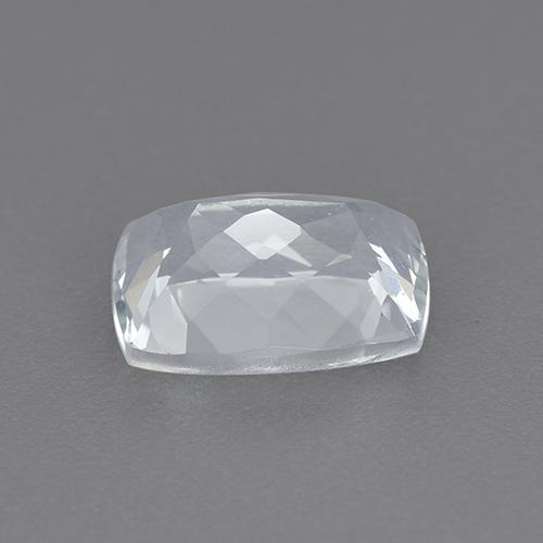 Aguamarina Blanco azulado natural de 1.45 ct, Corte Cojín, VVS-VS