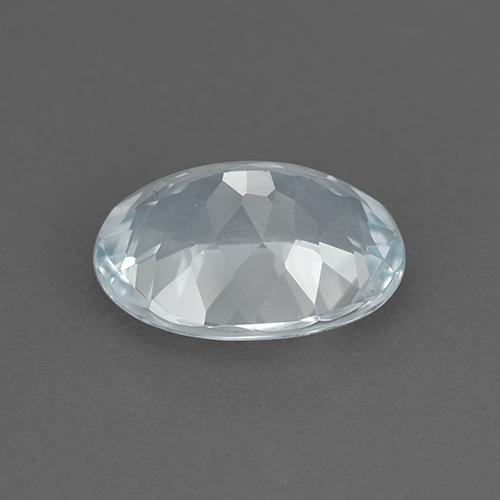 Aguamarina azul natural de 1,93 ct, corte óvalo, VVS-VS