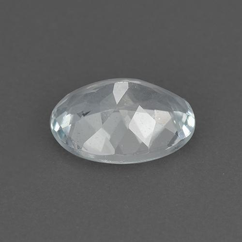 Aguamarina Azul claro natural de 1.02 ct, Corte Óvalo, VVS-VS