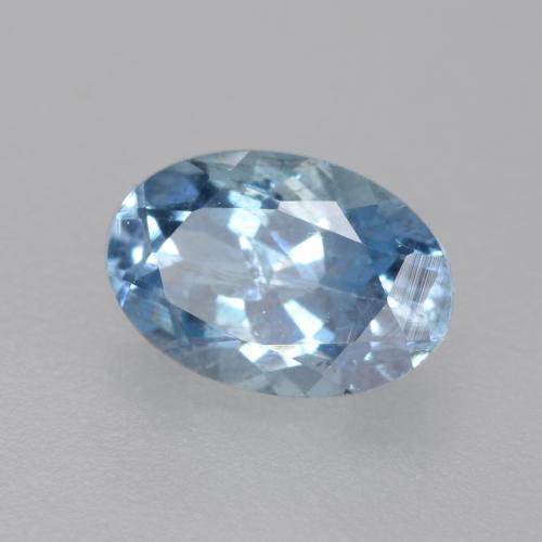 Aguamarina Azul suizo intenso natural de 0.47 ct, Corte Óvalo, VS-SI