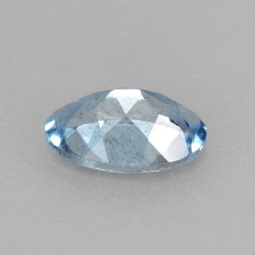 Aguamarina Celeste natural de 0.38 ct, Corte Óvalo, VS-SI