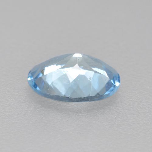 Aguamarina Azul Cielo natural de 0.35 ct, Corte Óvalo, VS-SI