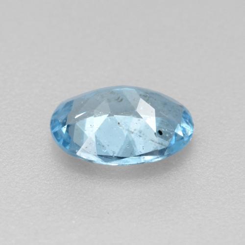 Aguamarina Azul natural de 0.56 ct, Corte Óvalo, VS-SI