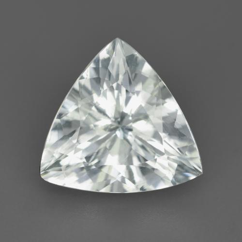 Aguamarina blanco natural de 3,00 ct, trillón, VVS-VS