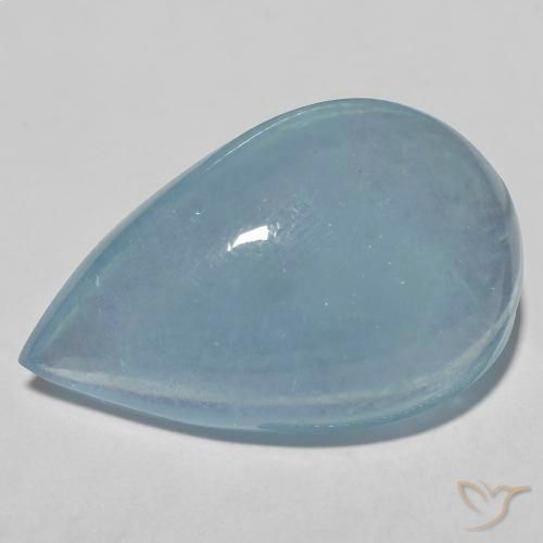 30.15ct Natural Celeste Aguamarina, En forma de pera, Transparente