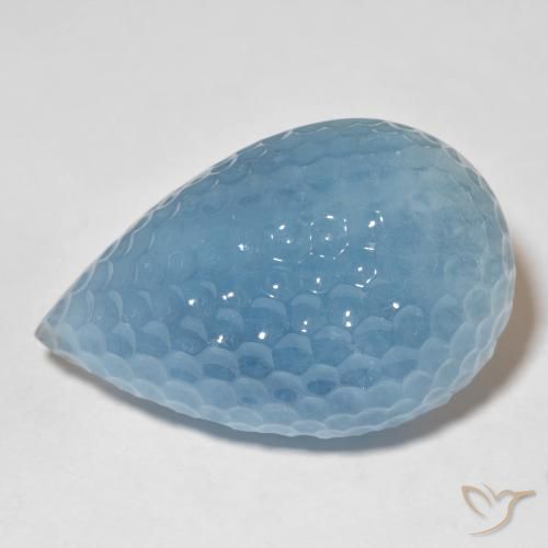 69.84ct Natural Azul agua Aguamarina, En forma de pera, Translúcido