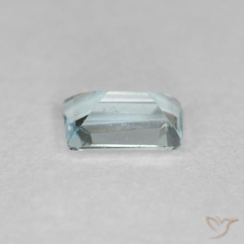 Aguamarina Azul agua claro natural de 0.33 ct, Corte Baguette, VVS-VS