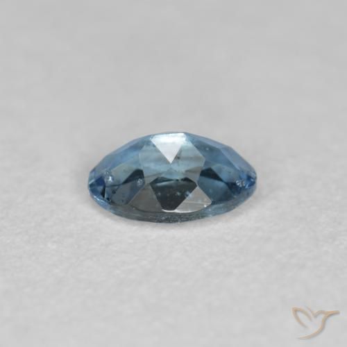 Aguamarina Azul oscuro natural de 0.25 ct, Ovalada, VS