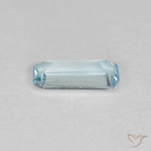 Aguamarina Azul claro natural de 0.33 ct, Corte Octágono / Esmeralda, VS
