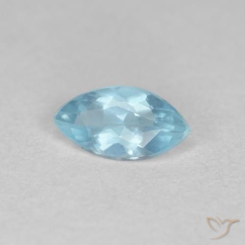 0.33ct Natural Celeste Aguamarina, Marquesa, VS