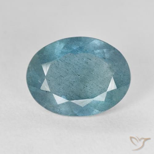 Aguamarina Light Bluish Turquoise natural de 5.00 ct, Ovalada, VS-SI