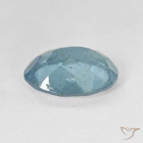 Aguamarina Azul verdoso claro natural de 4.03 ct, Ovalada, VS-SI