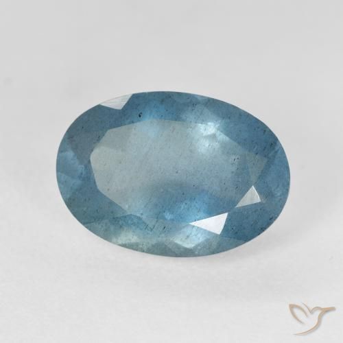 Aguamarina turquesa de 5,55 ct, ovalado, VS-SI