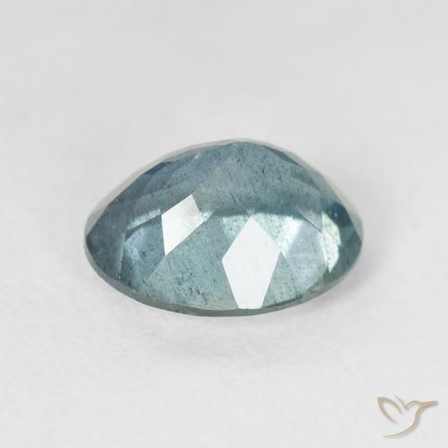Aguamarina Light Bluish Turquoise natural de 2.51 ct, Ovalada, VS-SI