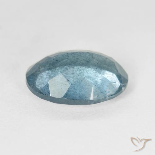 Aguamarina Verde azulado claro natural de 5.15 ct, Ovalada, VS-SI