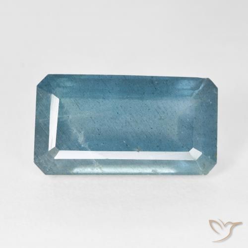 10.40ct Natural Azul medio Aguamarina, corte esmeralda, VS-SI