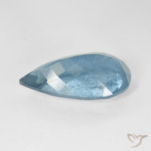 Aguamarina Azul verdoso natural de 8.96 ct, En forma de pera, VS-SI