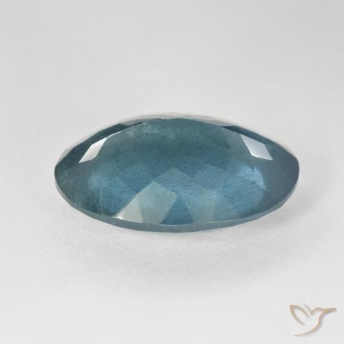 Aguamarina Azul verdoso natural de 12.80 ct, Ovalada, VS-SI