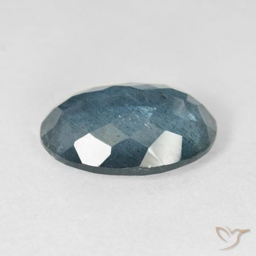 Aguamarina turquesa natural de 5,19 ct, corte óvalo, translúcido