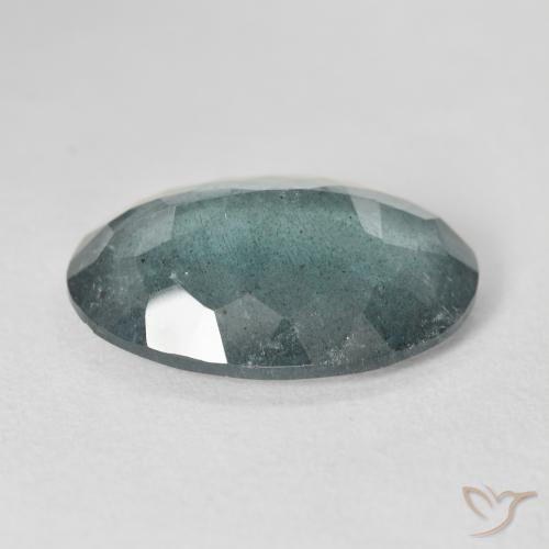 Aguamarina azul natural de 12,27 ct, corte óvalo, VS-SI