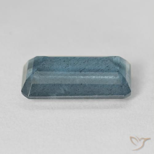 Aguamarina Azul agua natural de 6.79 ct, Corte Octágono / Esmeralda, VS-SI