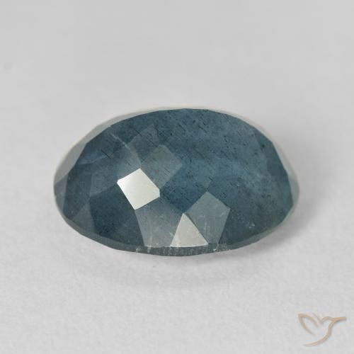 Aguamarina azul natural de 8,01 ct, corte óvalo, VS-SI