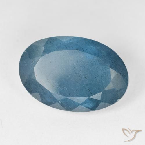 Aguamarina Azul marino intenso natural de 13.16 ct, Ovalada, VS-SI