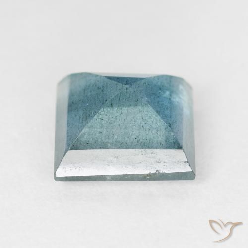 Aguamarina Azul claro natural de 4.70 ct, Cuadrado, VS-SI