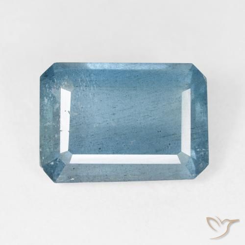 6.20ct Natural Azul medio Aguamarina, corte esmeralda, VS-SI