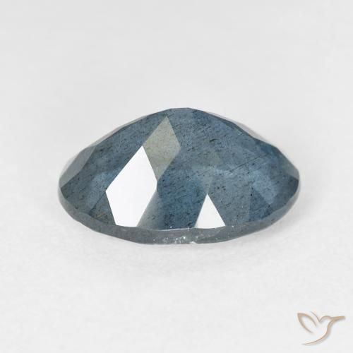 Aguamarina azul natural de 5,08 ct, corte óvalo, VS-SI