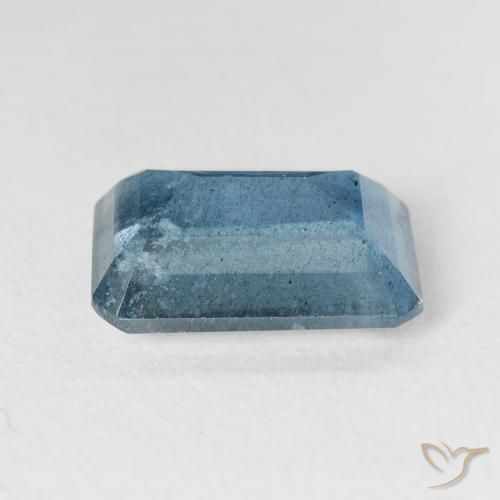 Aguamarina Celeste natural de 5.28 ct, Corte Octágono / Esmeralda, VS-SI