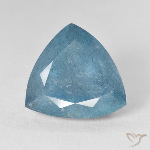6.80ct Natural Azul verdoso claro Aguamarina, Trillón, VS-SI