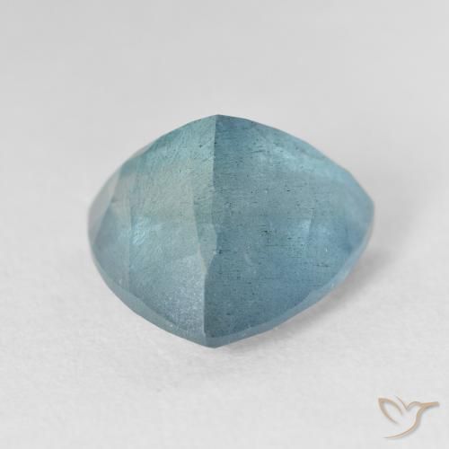 Aguamarina Azul verdoso claro natural de 6.80 ct, Trillón, VS-SI