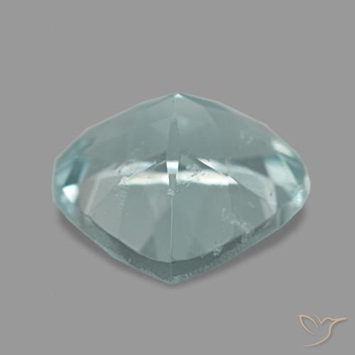 Aguamarina azul natural de 1,29 ct, en forma de pera, VS