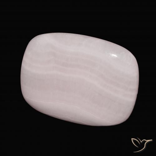 Aragonito Rosado claro natural de 31.89 ct, Forma Cojín, Opaco