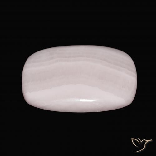 Aragonito Rosado claro natural de 31.89 ct, Forma Cojín, Opaco