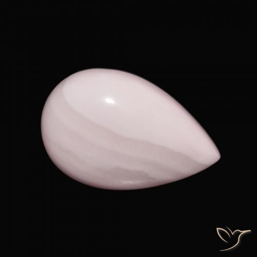 Aragonito Rosa rosado natural de 10.75 ct, En forma de pera, Opaco