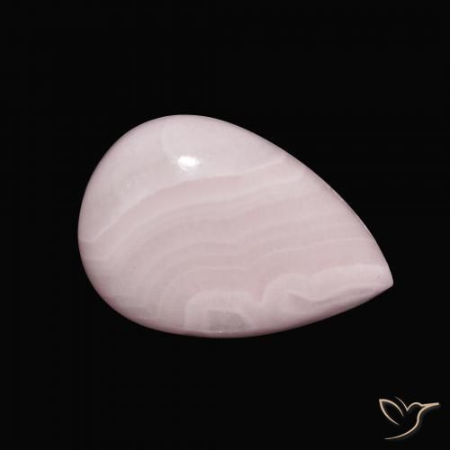 Aragonito Rosa rosado natural de 10.51 ct, En forma de pera, Opaco