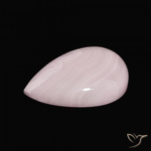 Aragonito Rosa rosado natural de 10.51 ct, En forma de pera, Opaco