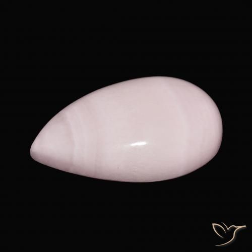 Aragonito Rosa rosado natural de 13.50 ct, En forma de pera, Opaco