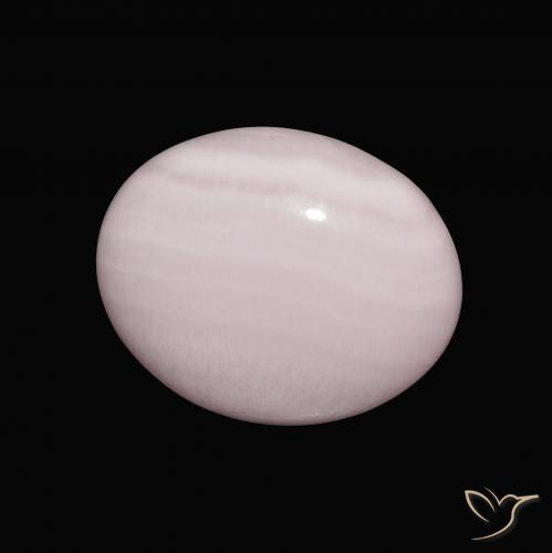 Aragonito Rosa rosado natural de 9.82 ct, Ovalada, Opaco